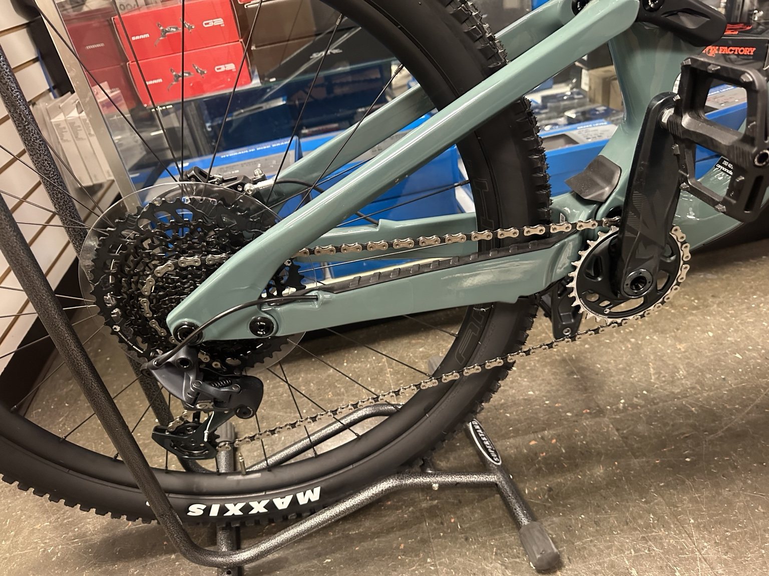 Cannondale Habit drivetrain close-up